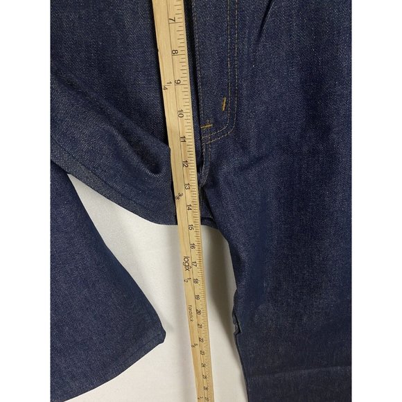 Vintage Dee Cee Dark Blue Indigo Denim Jeans Mens 44x30 - Picture 9 of 11